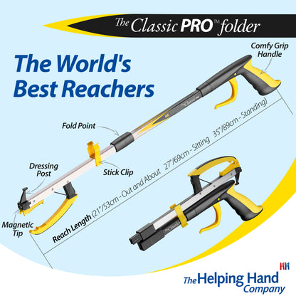 Classic PRO Reacher Grabber 26" with Non-Slip Jaw