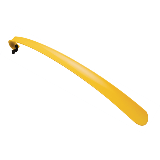 Long Handled Yellow Plastic Shoe Horn (21-inch / 53cm)